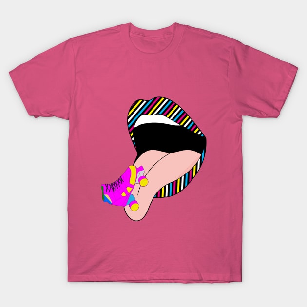 The sexy retro mouth of the 80's T-Shirt by KreartHub